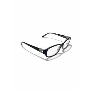 Chanel 3107B Black Crystal Logo Eyeglasses 501 with Case